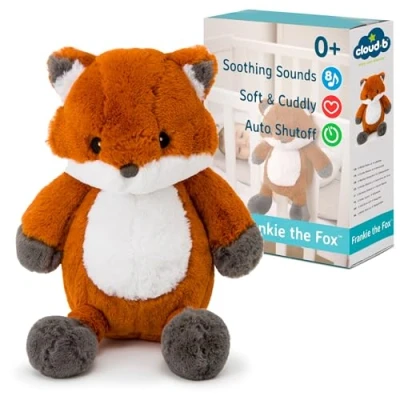 Afbeelding van Cloud b Soothing Sound Machine Schattig knuffeldier 4 soorten witte ruis en slaapliedjes Automatisch uitschakelen Frankie de vos