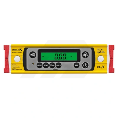 Afbeelding van Stabila TECH 196 DL 19831 Digitale waterpas Incl. anti slip, tas 23 cm 0.5 mm/m