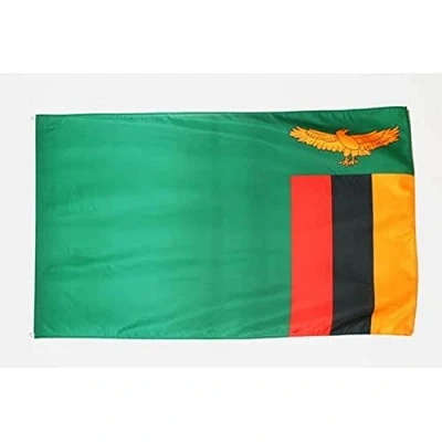 Afbeelding van Zambia Vlag 150x90 cm Zambiaanse vlaggen 90 x 150 Banner 3x5 ft Hoge kwaliteit AZ FLAG