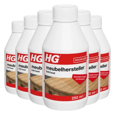 Afbeelding van 6x HG Meubelhersteller Licht Hout 250 ml