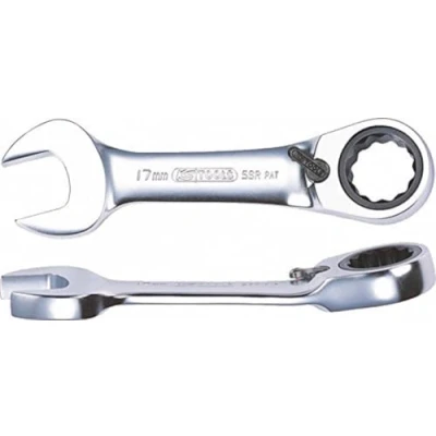 Afbeelding van KS Tools 503.4642 GEARplus Ratelringsteeksleutel, kort, 19mm