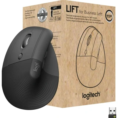 Afbeelding van Logitech Lift for Business Linkshandig Draadloze Ergonomische Muis