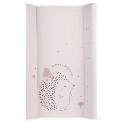 Afbeelding van KikkaBoo Baby aankleedkussen HEDGE HUGS zacht pvc aankleedkussen, 80 x 50 cm, waterdicht en draagbaar, roze