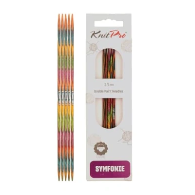Afbeelding van KnitPro Symfonie sokkennaalden 10cm 2.75mm.