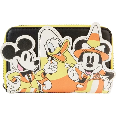 Afbeelding van Loungefly Mickey Mouse &amp; Friends Candy Corn Dames portemonnee Multicolours