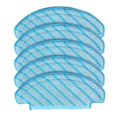 Afbeelding van FUIPVGI 5 stuks wasbare herbruikbare dweilpads doekjes vervanging dweildoeken reinigingspads voor Ecovacs Deebot T8/T8+/ T8 AIVI/T8 Serie/N8 Pro robotstofzuiger