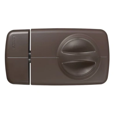 Afbeelding van ABUS Extra deurslot 7010, met draaiknop, bruin, 53268