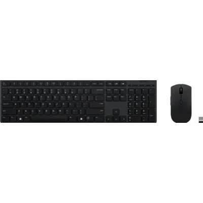 Afbeelding van Lenovo 4X31K03968 toetsenbord Inclusief muis RF draadloos + Bluetooth Amerikaans Engels Grijs