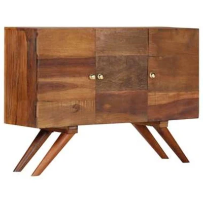 Afbeelding van Dressoir 110x30x75 cm massief gerecycled hout bruin