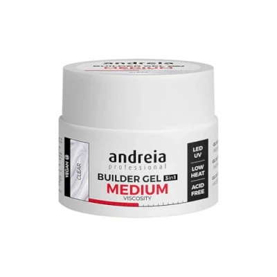 Afbeelding van Nagelgel Professional Builder Viscosity Clear Andreia (44 g)