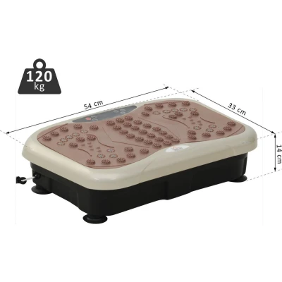 Afbeelding van HOMCOM Fitness Trilplaat met USB Luidspreker Afstandsbediening
