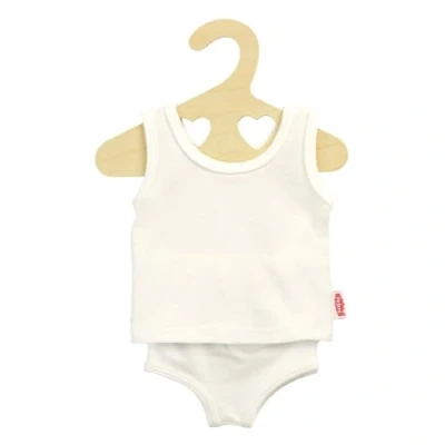 Afbeelding van Heless Poppenonderbroek en hemd Wit, 20 25 cm