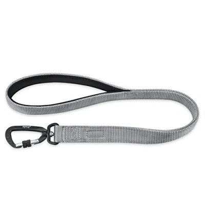 Afbeelding van Hyhug Ontwerp 2021 lichtgewicht aluminiumlegering haakgesp, hoogwaardig verbeterd verkeer, duurzame nylon korte kabel, met zachte neopreen voeringhandvat, professionele training (24 inch, grijs