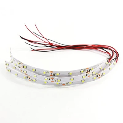 Afbeelding van DD08WM 5 stks Voorbedrade WARM Wit Strip LED 3528 SMD Licht Zelfklevende 12 V 18 20 CM voor model trein lay out Nieuwe