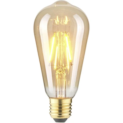 Afbeelding van LightMe LM85057 LED lamp E27 Ballon 2.5 W Barnsteen (Ø x l) 64 mm 140 1 stuk(s)