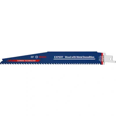 Afbeelding van Bosch Accessories 2608900399 Expert Wood with Metal Demolition S 1167 XHM reciprozaagblad, 3 stuks Zaagbladlengte 225 m
