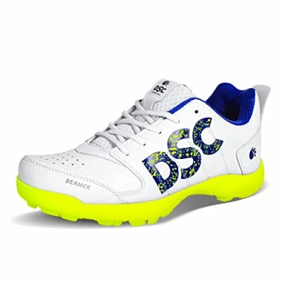 Afbeelding van DSC Beamer X Cricket Shoes Color: Pastel Blue Size: 11UK/12US/45EU For Mens &amp; Boys Material: Polyvinyl Chloride Lightweight Highly Durable Long Lasting Performance