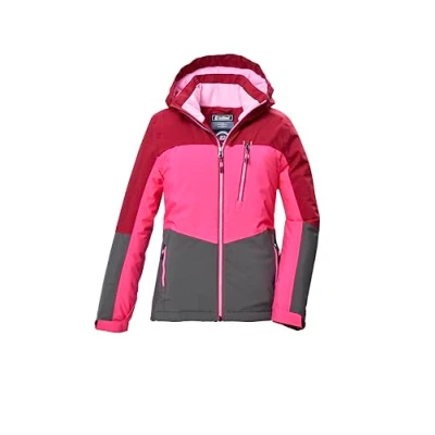 Afbeelding van killtec KOW 354 GRLS JCKT Functionele jas voor meisjes, met capuchon en sneeuwvanger, roze,