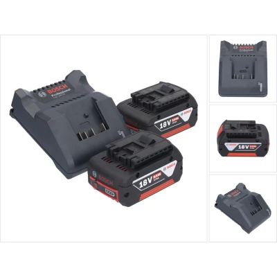 Afbeelding van Bosch GAL 18V 20 acculader 10.8 18 V 2 A ( 2607226281 ) + 2x GBA 5.0 Ah accu 2607337069