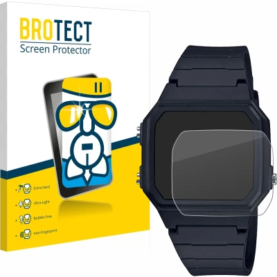 Afbeelding van BROTECT Screenprotector voor Casio Unisex F 91W Folie Beschermfolie Beschermglas transparant