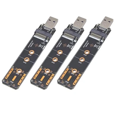 Afbeelding van TsoLay 3X M.2 NVME SSD adapter naar USB 3.2 GEN2 10Gbps voor 2230 2242 2260 2280 RTL9210B