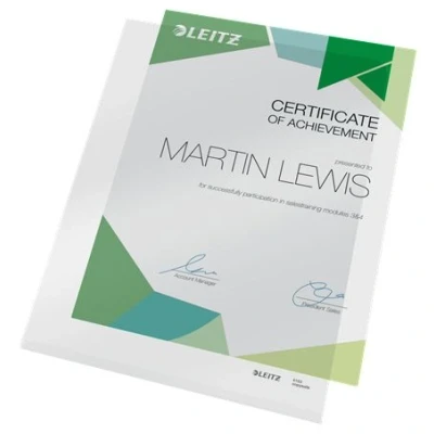 Afbeelding van Leitz Zichttassen 4153 DIN A4 Polypropyleen 0.15 mm Transparant 41530003 100 stuk(s)