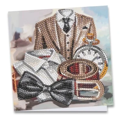 Afbeelding van Ideen mit Herz Diamond Painting wenskaart, 16 x cm, 370 g/m², inclusief envelop en gereedschap, herenuitrusting