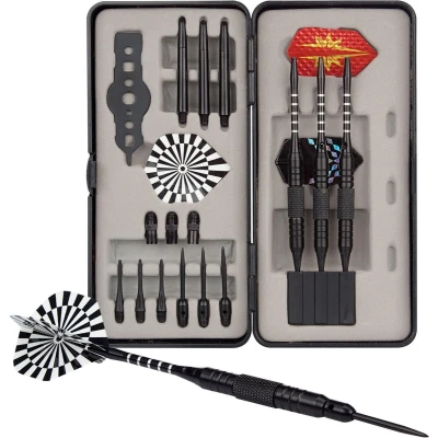 Afbeelding van Abbey Darts Dart Set Steel Tip/Soft Tip Zwart 23