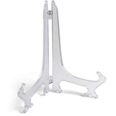 Afbeelding van iGadgitz Home U7008 Kleine tafelezel, plat, opvouwbaar, fotohouder, decoratieve bordhouder, klein, middelgroot, licht, medium (1 stuk)