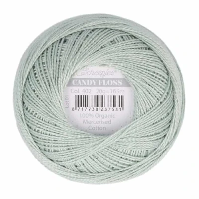 Afbeelding van Scheepjes Candy Floss 402 Silver Green