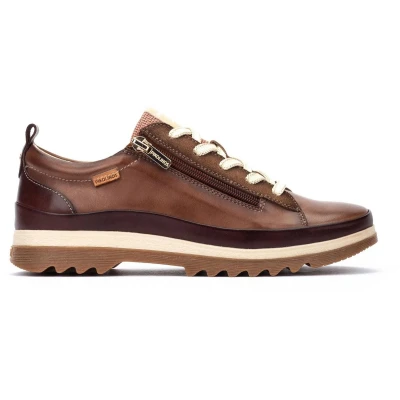 Afbeelding van Pikolinos Vigo dames sneaker bruin maat 39 (EU) 6 (UK)