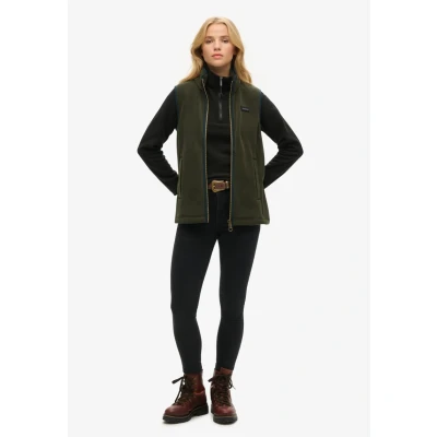 Afbeelding van Superdry Vrouwen Polarfleecetrui met Halve Rits Zwart Grootte: 40