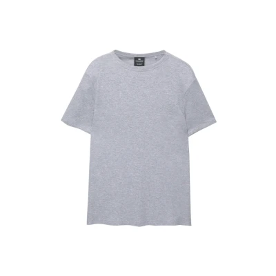 Afbeelding van PULL&amp;BEAR Tshirt basic, Heren, Maat: XS, Light grey