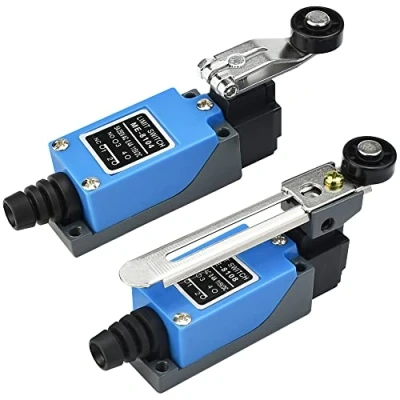Afbeelding van OTTYMO Instelbare eindschakelaar, 2 stuks momentane lendschakelaar, ME 8108/ME 8104, 5 A 250 V AC/0,4 A, 115 DC, limiet schakelaar voor elektrische