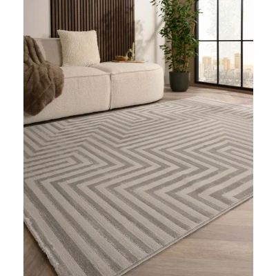 Afbeelding van Scadinavisch Vloerkleed Serene Lys Zilver 160x230 Cm