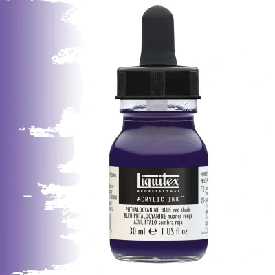 Afbeelding van Liquitex Professional Acrylic Ink! Phtalo Blue Red shade 30ml 314 4260314