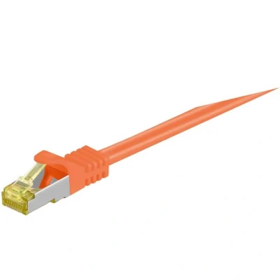 Afbeelding van Netwerkkabel Cat7 S/FTP 1 meter (100% koper, LSZH, Oranje)