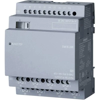 Afbeelding van Siemens Indus.Sector STLOGO 6ED1055 1NB10 0BA2 LOGO DM16 24R SPS uitbreidingsmodule 24 V/DC