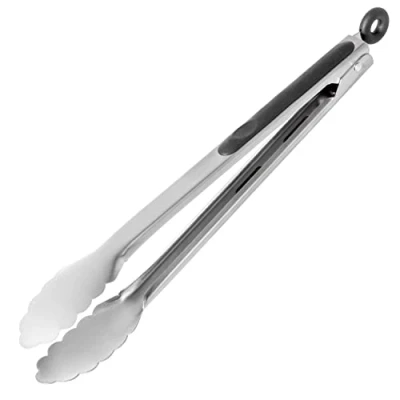 Afbeelding van Premium Barbecustang Keukentang Universele tang van roestvrij staal met siliconen voor grillen, koken, bakken &amp; serveren