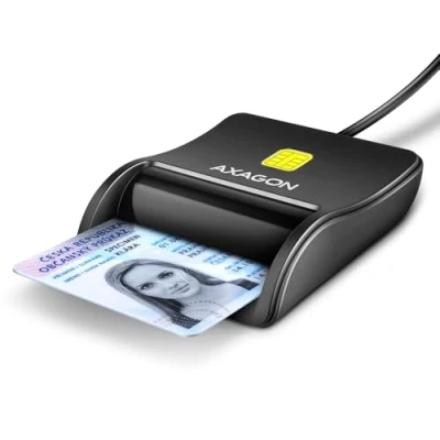 Afbeelding van AXAGON CRE SM3N USB Smart card FlatReader