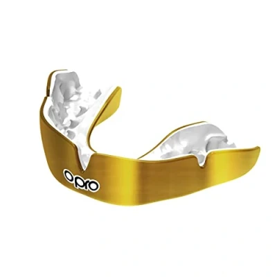 Afbeelding van OPRO Gebitsbeschermer Instant Custom Fit V2 Goud/Wit Junior