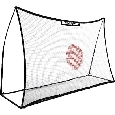 Afbeelding van QUICKPLAY SPOT Voetbal Rebounder Net 2,4 x 1,5 m Multi Sport Ball Skills Trainer met eCOACH trainingsapp Doelvoetbal reboundernet voor balcontrole en precisie (3 maatopties)