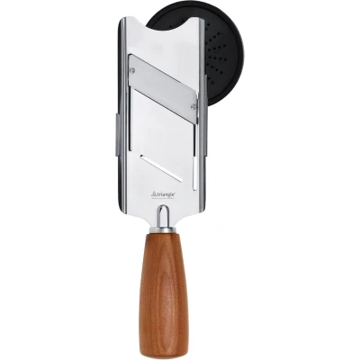 Afbeelding van Triangle Duurzame Truffelschaaf 24.5 cm RVS met Pruimenhouten Heft