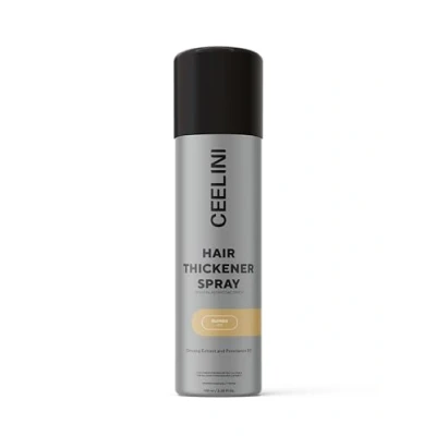Afbeelding van Haarverdikker spray Haarverdikkende voor direct vollere uitstraling Haarvezels Uitgroeispray Hair fiber volume Alternatief poeder Snelle oplossing dunne haren en haaruitval Blond richting donkerblond 100ml