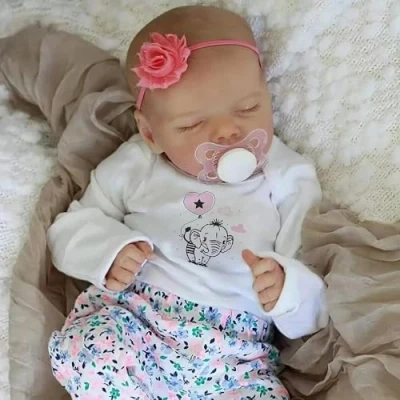 Afbeelding van Scnbom 20inch 50cm poppen Reborn baby siliconen levensechte babypop meisje pop jongen realistic dolls toddler girls