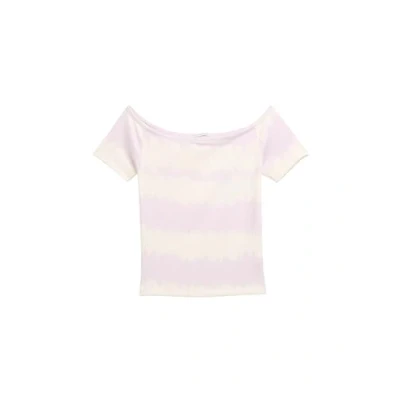 Afbeelding van TOM Tailor Tshirt print voor kinderen, Maat: 128, Pale spring lilac tie dye