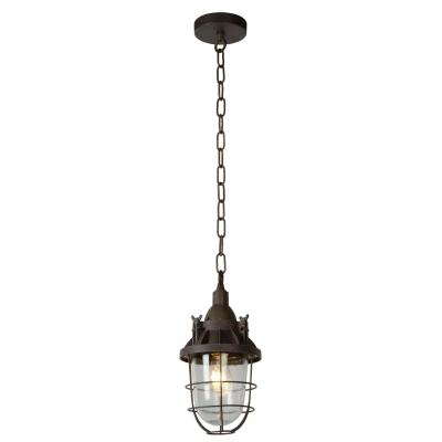Afbeelding van Lucide HONORE Hanglamp Ø 17 cm 1xE27 Roest bruin