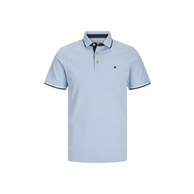 Afbeelding van Jack &amp; Jones Jjepaulos Poloshirt, Heren, Maat: 4XL, Chambray blue