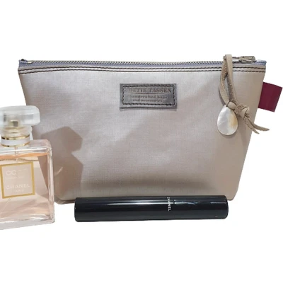 Afbeelding van Toetie &amp; Zo Clutch Leatherlook Make up tasje Medicijnhoesje Zilver Maat S 21x12x8