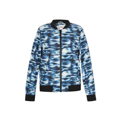 Afbeelding van myMo ATHLSR Tussenjas blauw / zwart wit